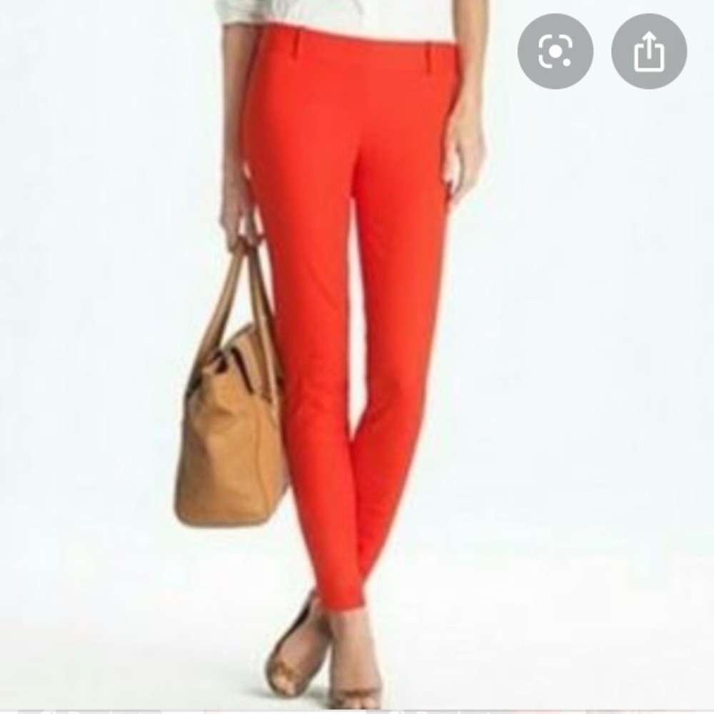 J. Crew Winnie Stretch Coral City Fit Pants